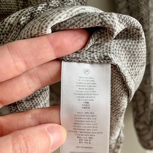 Michael Kors Snake Print Blouse - Picture 5 of 8